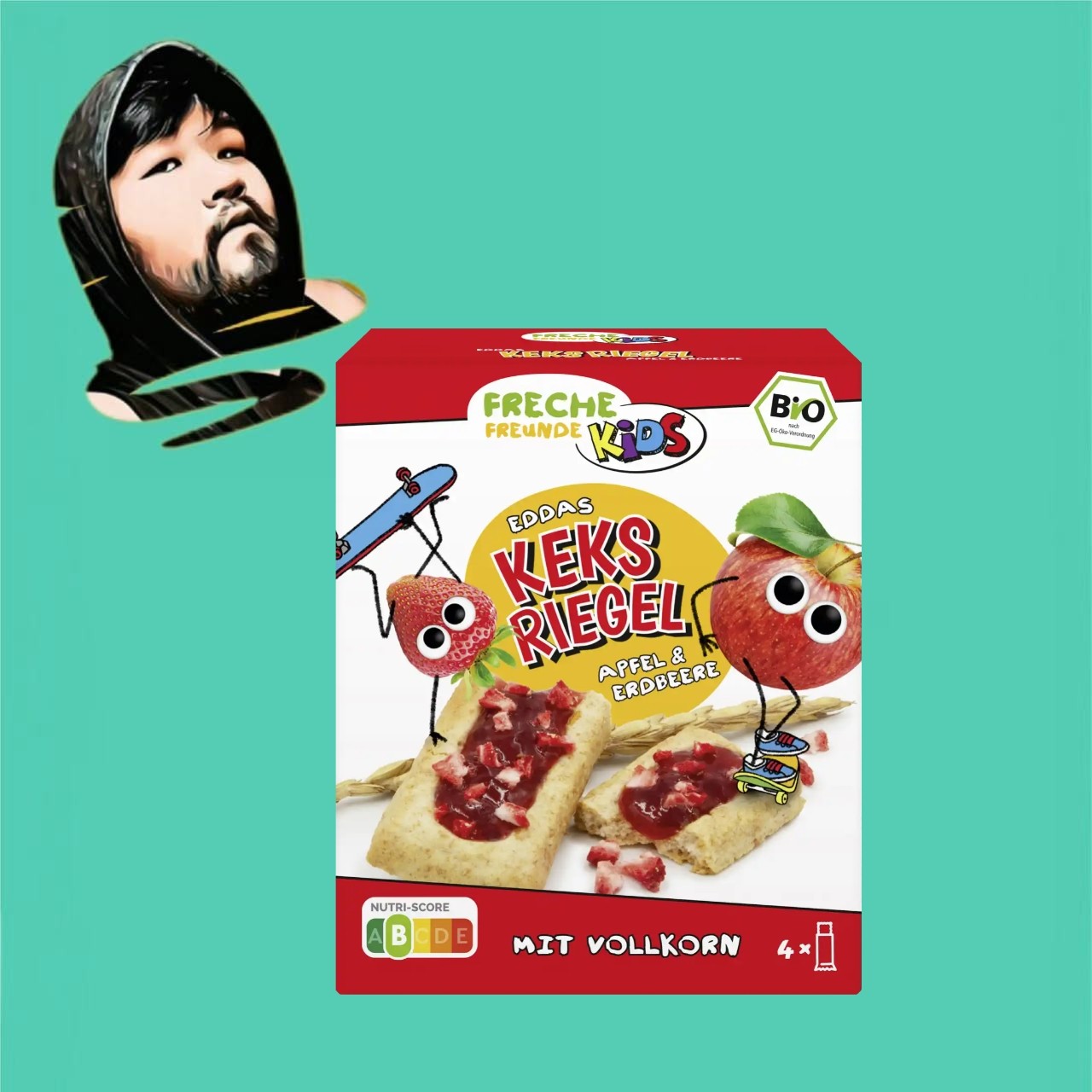 德国直邮【全场满300包邮】FrecheFreunde有机莓果曲奇60g