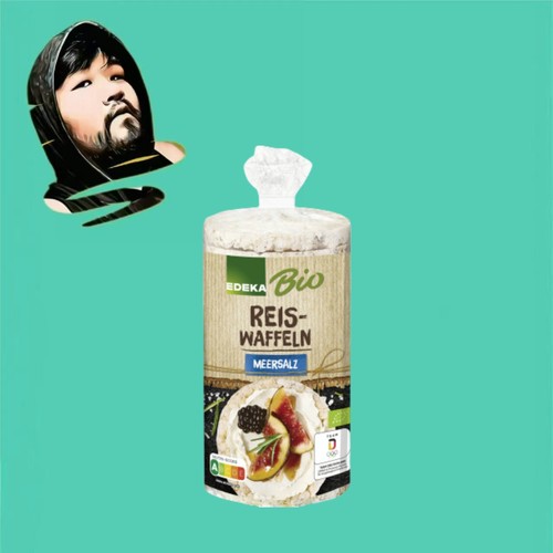 德国直邮【全场满300包邮】EDEKA有机海盐米饼100g