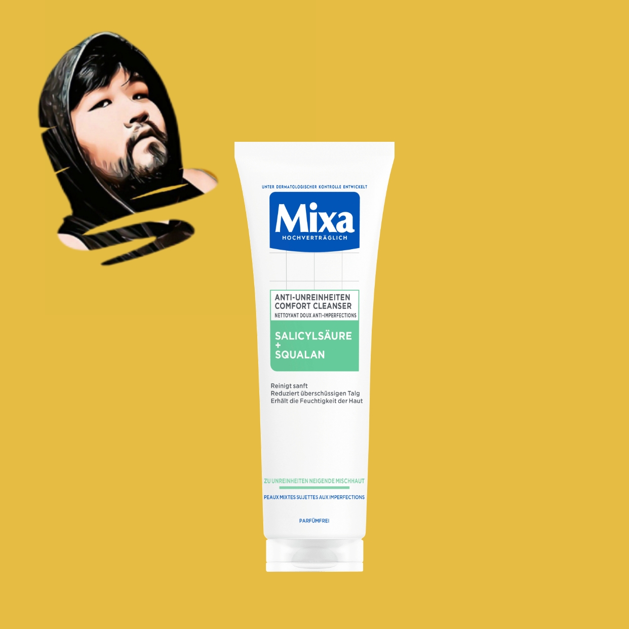 德国直邮【全场满300包邮】Mixa清洁肌肤洁面乳150ml