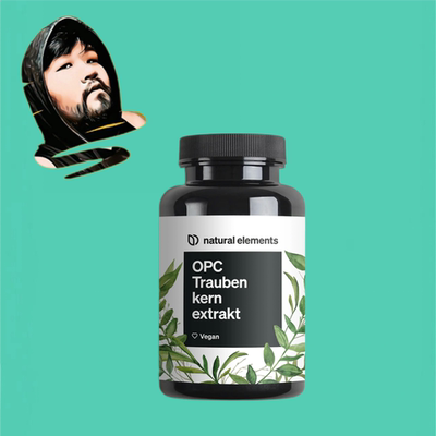 德国直邮【全场满300包邮】Natural elements葡萄籽精华囊粒240粒