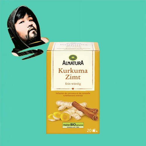 德国直邮【全场满5盒包邮】Alnatura有机姜黄肉桂茶40g