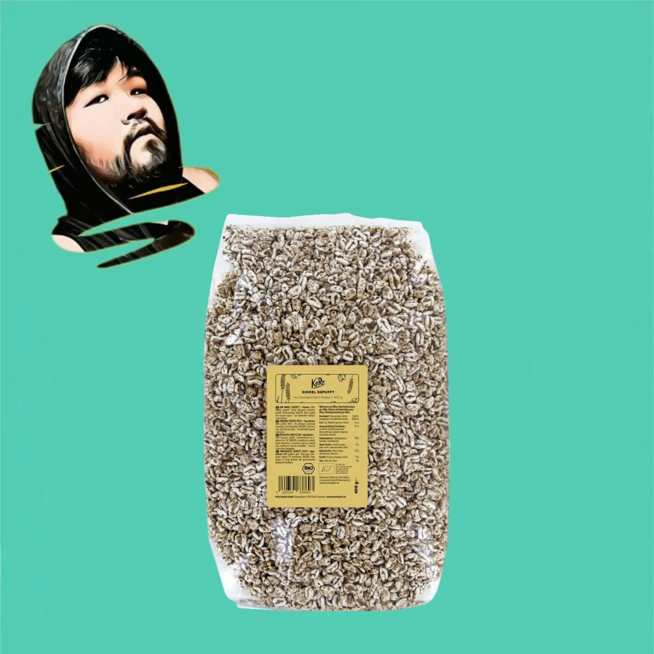 德国直邮【全场满300包邮】KORO有机斯佩尔特麦花400g