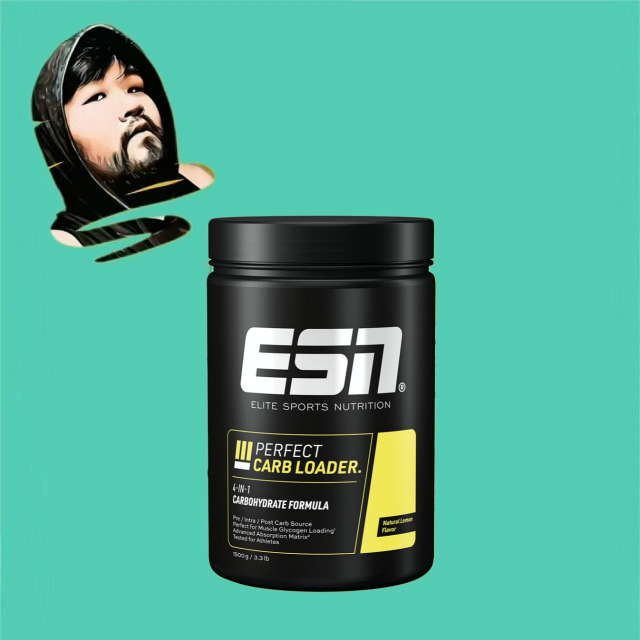 德国直邮【全场满300包邮】ESN柠檬味碳水粉1500g