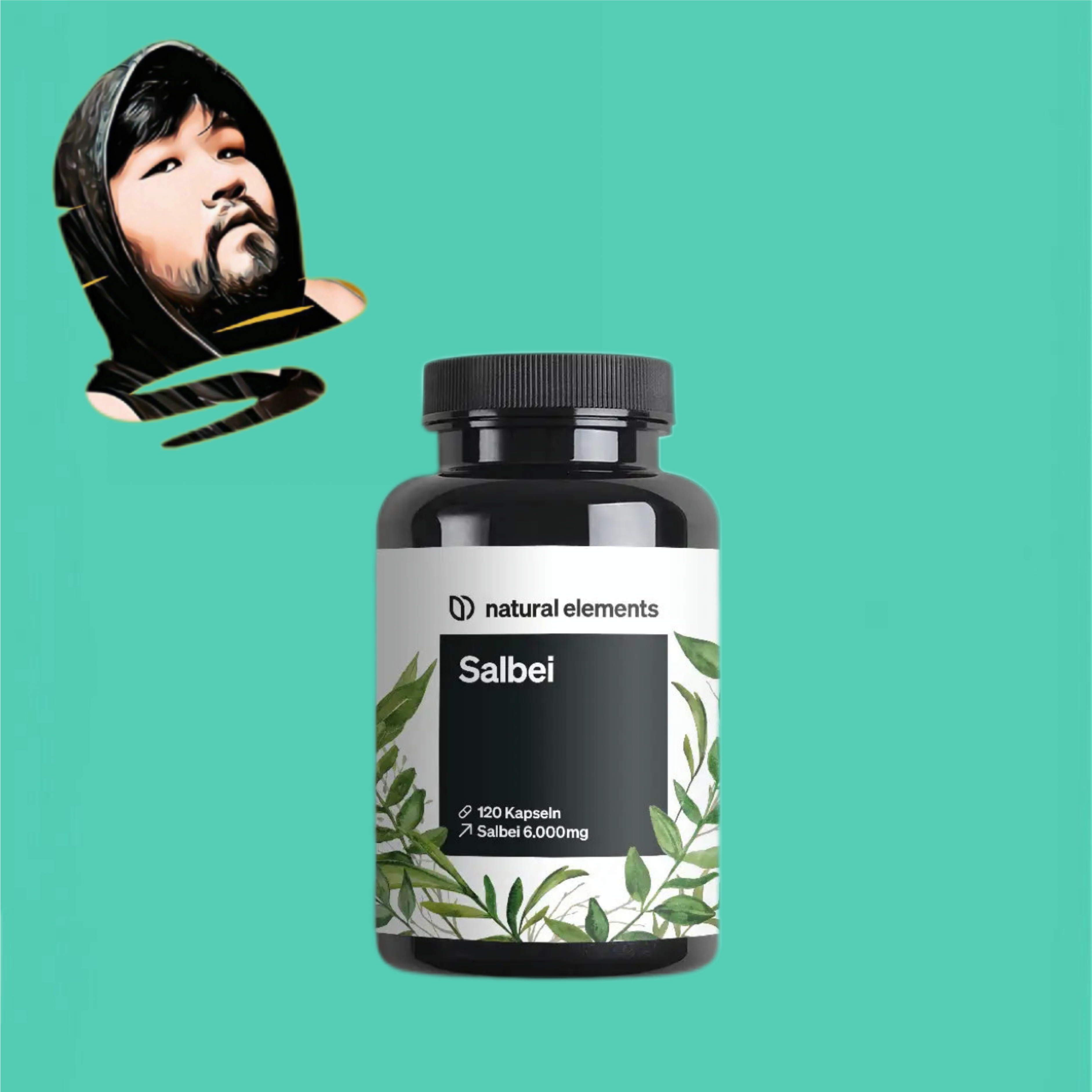 德国直邮【全场满300包邮】Natural elements鼠尾草精华120粒