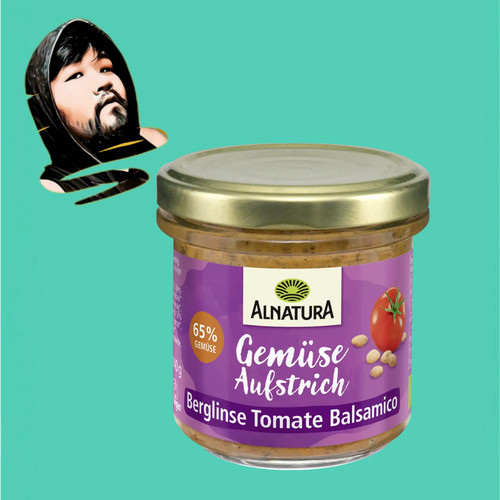 德国直邮【全场满300包邮】Alnatura有机番茄意大利香醋抹酱140g