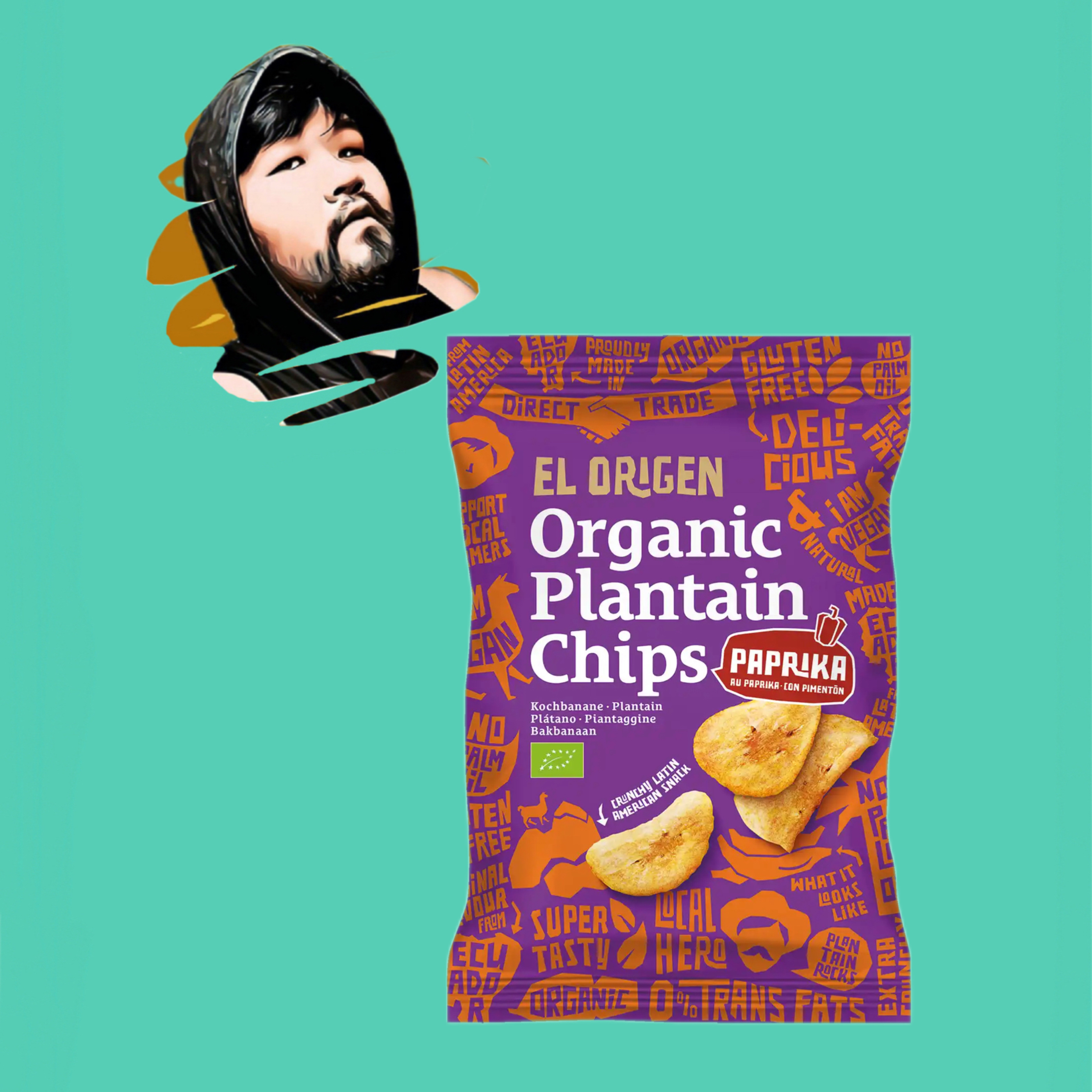 德国直邮【全场满300包邮】El Origen香蕉片辣椒味80g