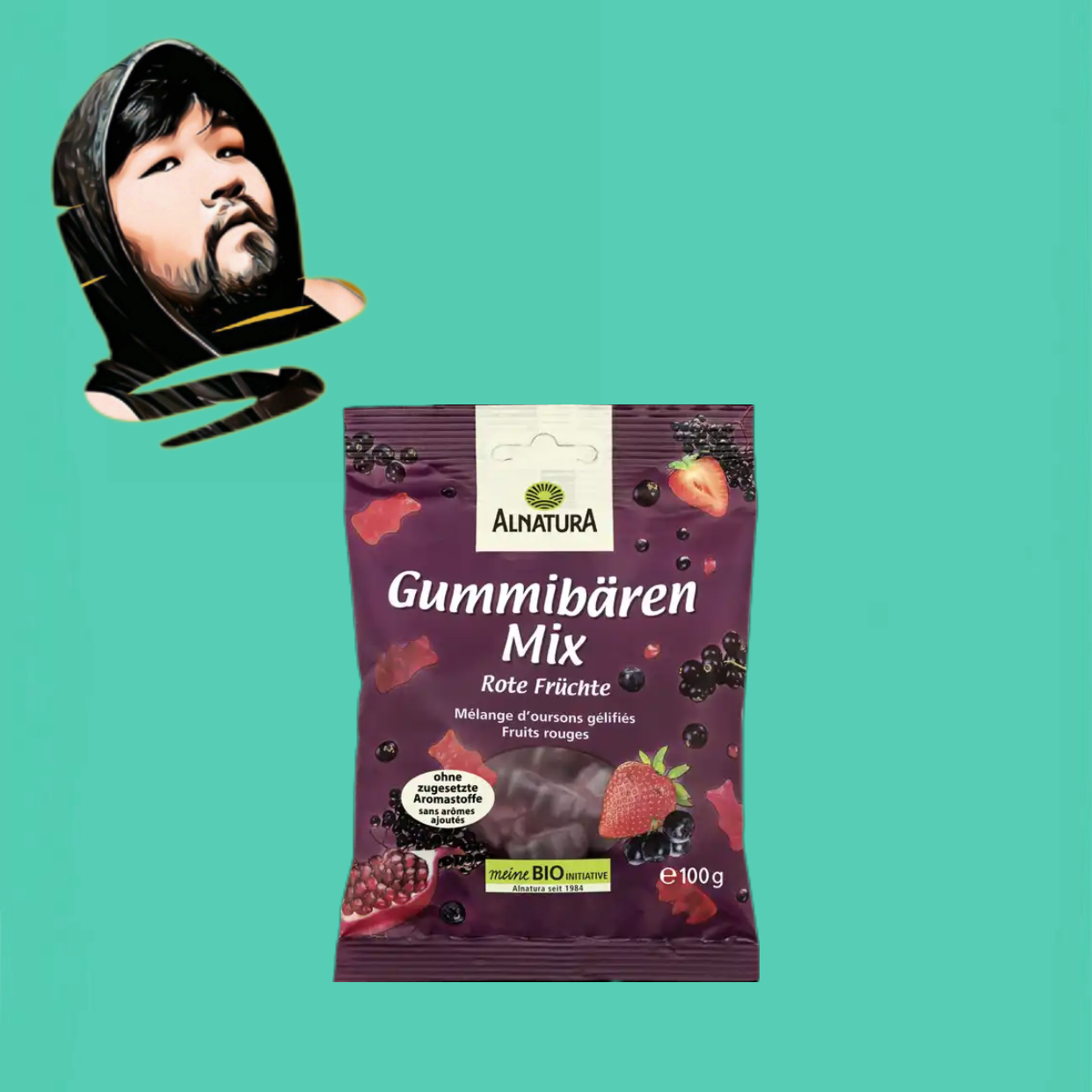 德国直邮【满300包邮】alnatura安娜图拉有机小熊水果软糖100g