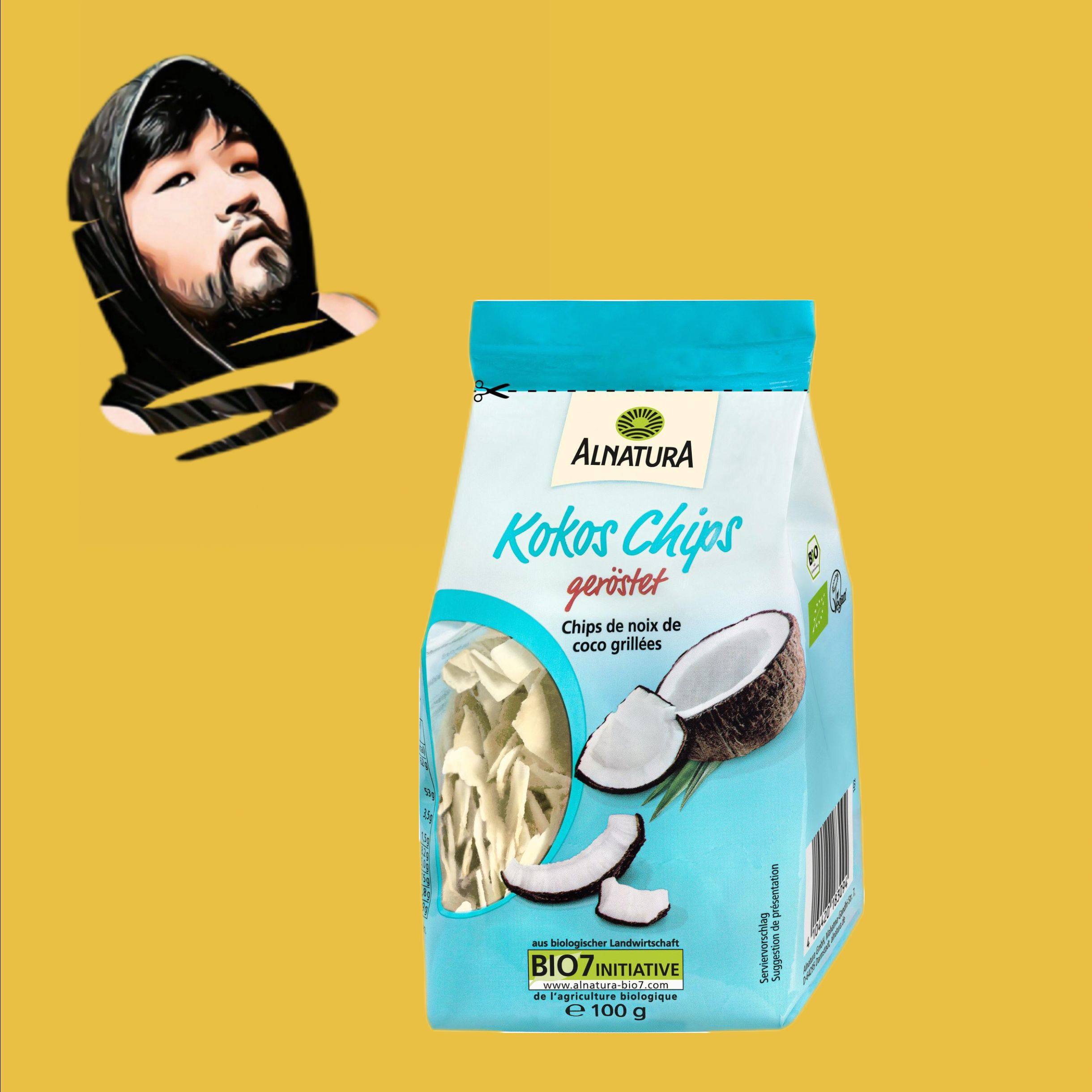 德国直邮【全场满300包邮】alnatura安娜图拉有机烘烤椰子片100g