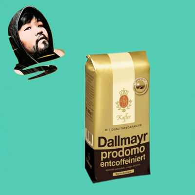 德国直邮【全场满300包邮】Dallmayr帕罗都摩无咖啡因咖啡豆500g
