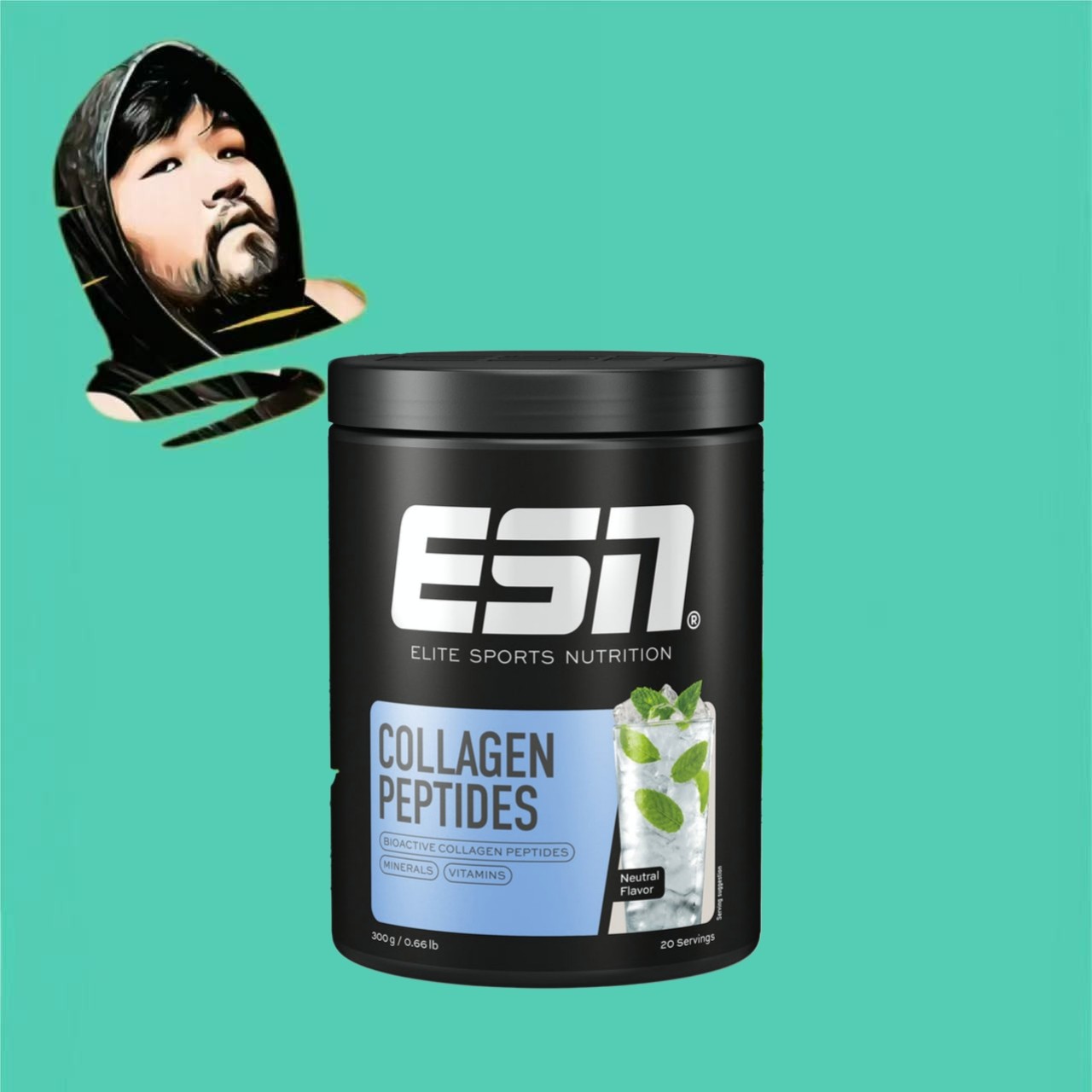 德国直邮【全场满300包邮】ESN胶原蛋白肽原味300g