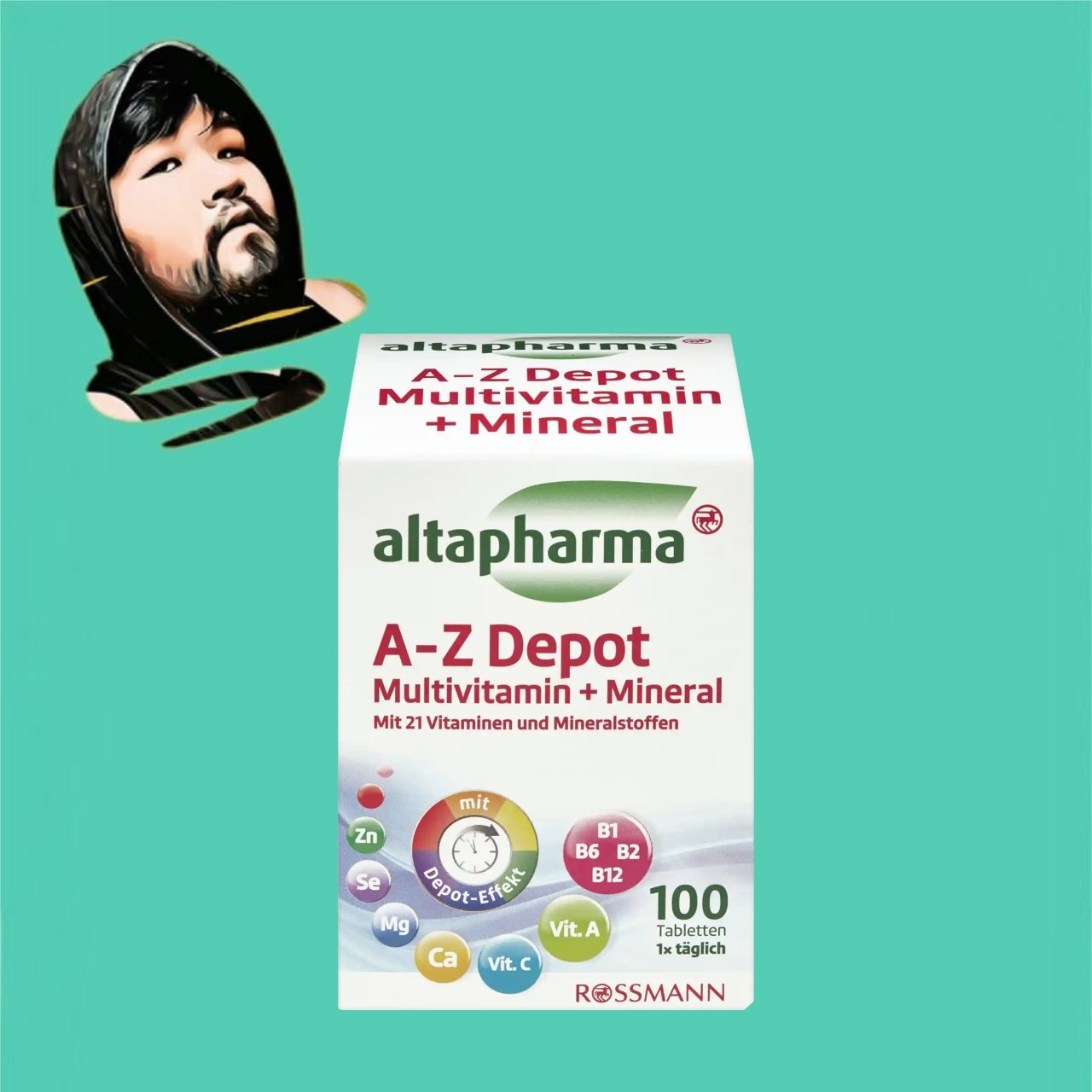德国直邮【全场满300包邮】AltapharmaA-Z缓释维生素141g