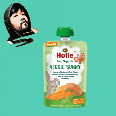 德国直邮全场300包邮holle有机demeter6个月+胡萝卜红薯豌豆果泥