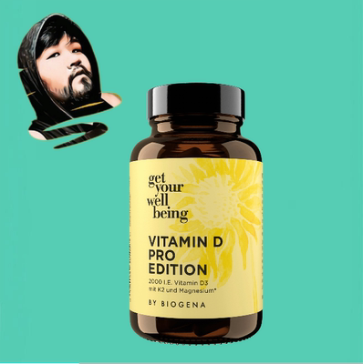 德国直邮【全场满300包邮】biogena维生素D囊粒60粒15g