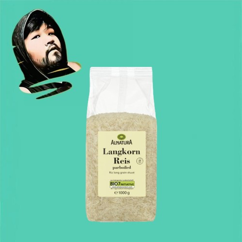 德国直邮【全场满300包邮】Alnatura有机长粒米1kg