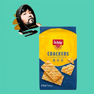schar无麸质海盐酥脆苏打饼干210g 包邮 德国直邮 全场满300