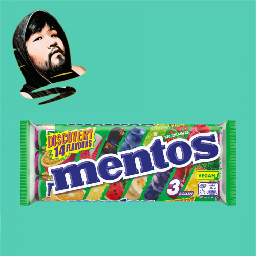 德国直邮【全场满300包邮】Mentos探索复合果味糖114g