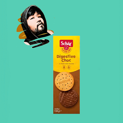 德国直邮【全场满300包邮】Schar无麸质单面巧克力曲奇150g