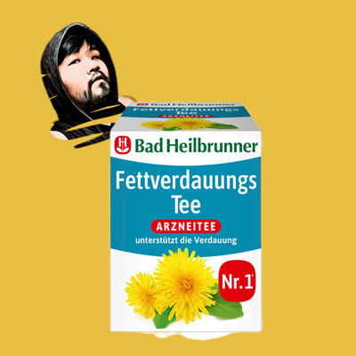 德国直邮【满300包邮】Bad Heilbrunner蒲公英草本茶14.4g（8袋）