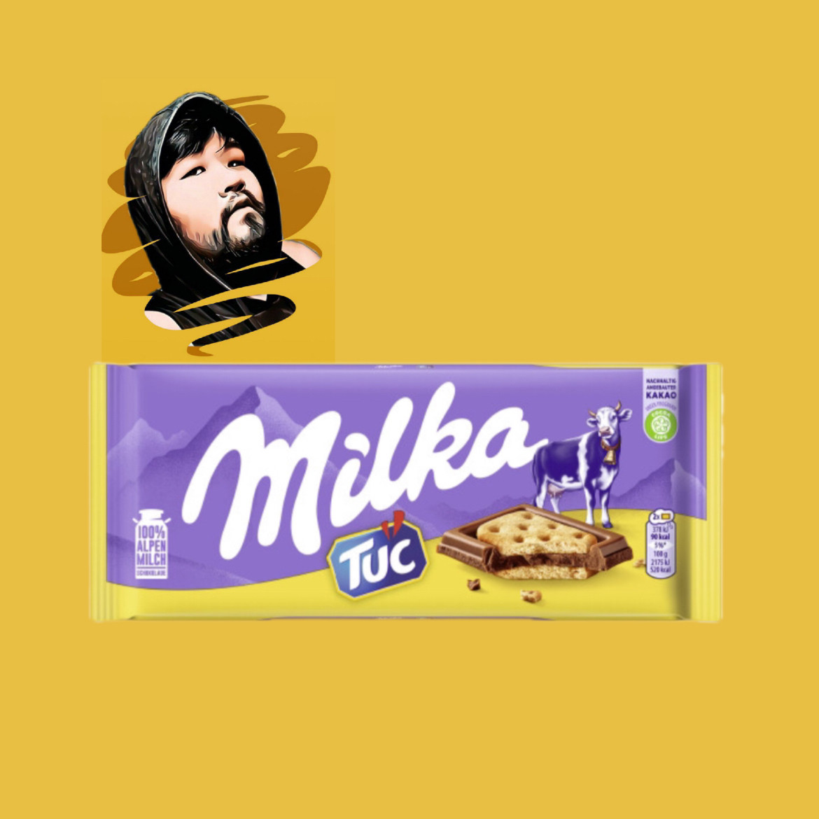 德国直邮【全场满300包邮】milka妙卡巧克力饼干87g