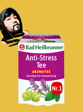 【全场满300包邮】德国直邮Bad Heilbrunner薰衣草啤酒花茶14g