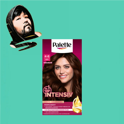 德国直邮【满300包邮】poly palette施华蔻850摩卡棕色天然染发膏