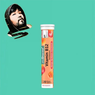 德国直邮【满300包邮】Altapharma维生素b12泡腾片86g