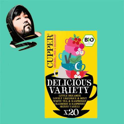 德国直邮【全场5盒包邮】cupper有机可口甄选5款混合果茶36g