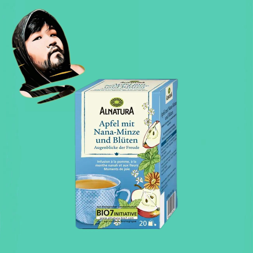 德国直邮【全场满300包邮】alnatura安娜图拉有机苹果薄荷花茶30g