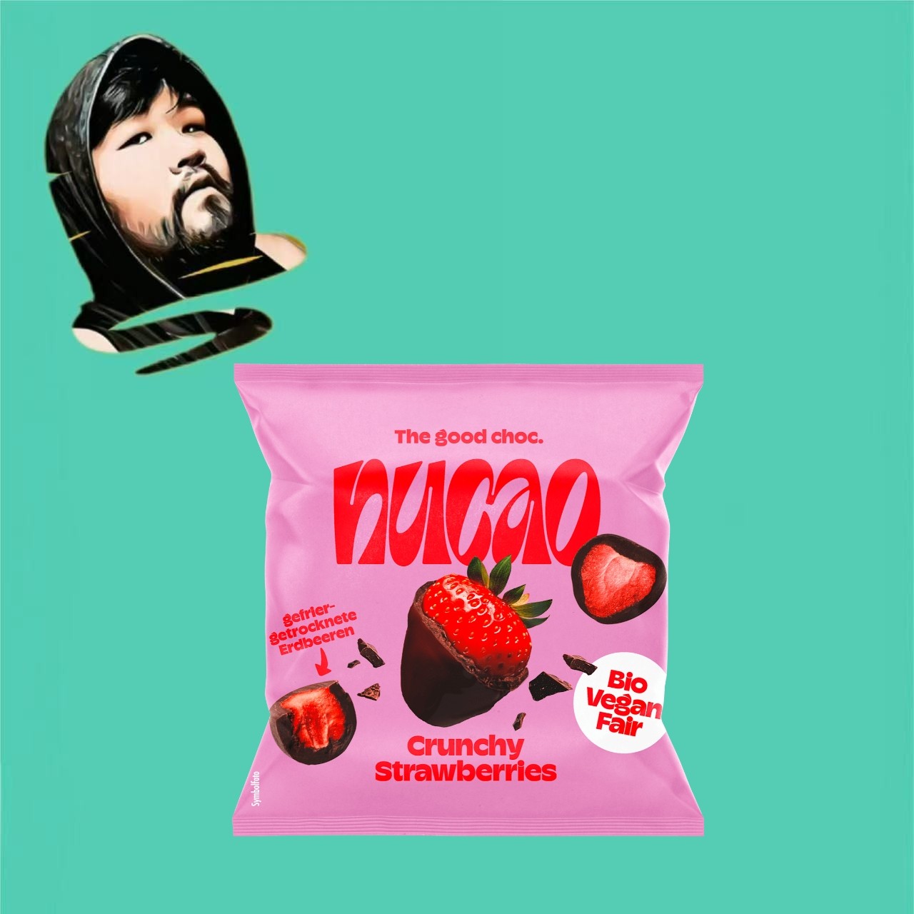 德国直邮【全场满300包邮】nucao有机黑巧克力草莓50g,零食/坚果/特产,冻干水果/冻干奶块/混合冻干,淘宝优惠券,粉丝福利购,淘宝优惠卷