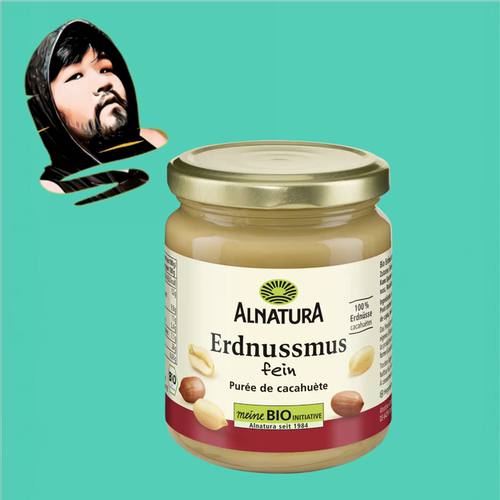 德国直邮【全场满300包邮】Alnatura有机细腻花生慕斯抹酱250g