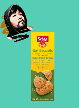 德国直邮【全场满300包邮】Schar无麸质燕麦曲奇130g