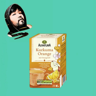 德国直邮【全场满300包邮】alnatura安娜图拉有机橘子油姜黄茶40g