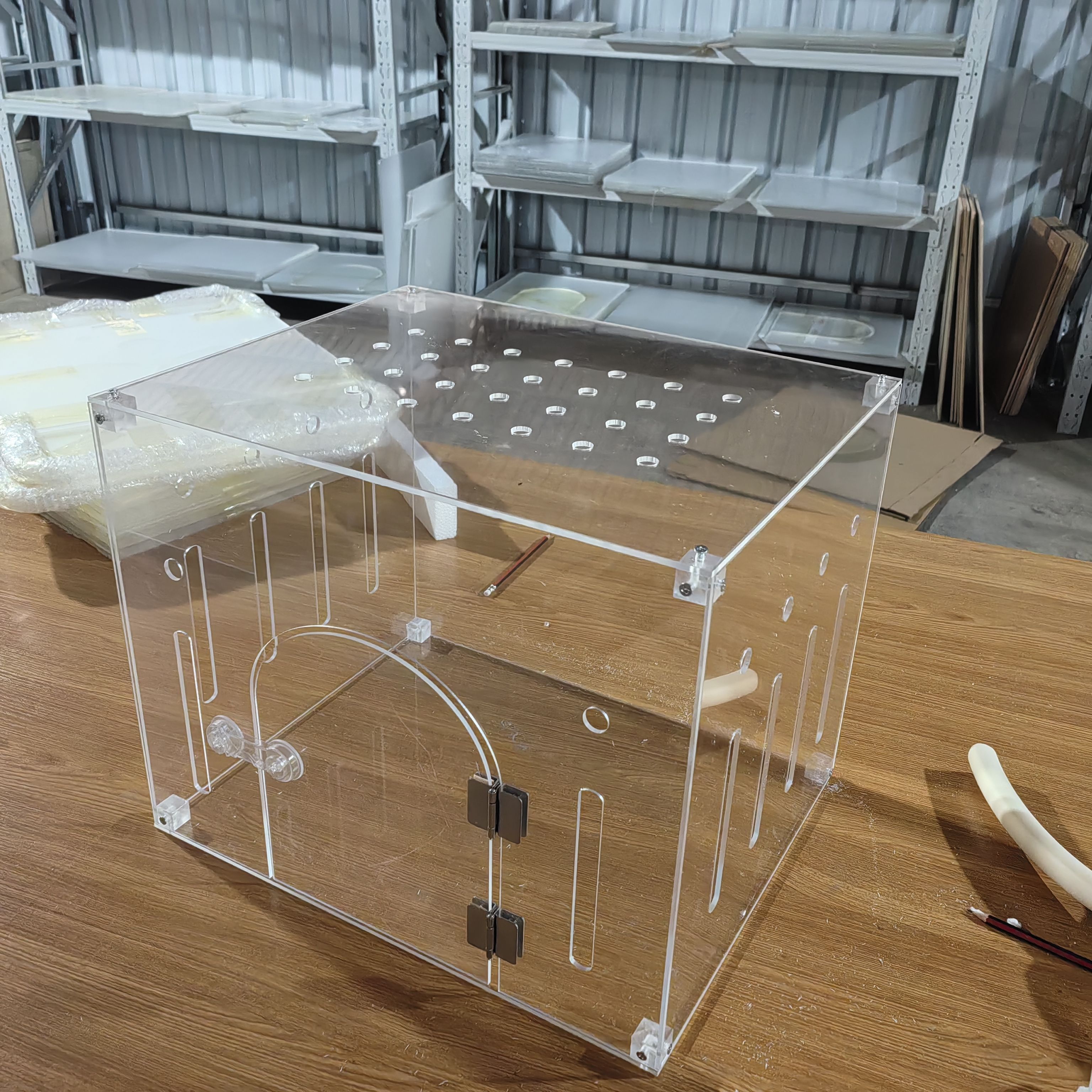 亚克力赛猫笼展示笼亚克力透明猫笼摆摊笼子宠物店猫笼可叠加