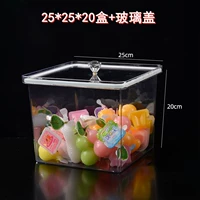 Коробка уплотнения 25*25*20+стеклянная крышка