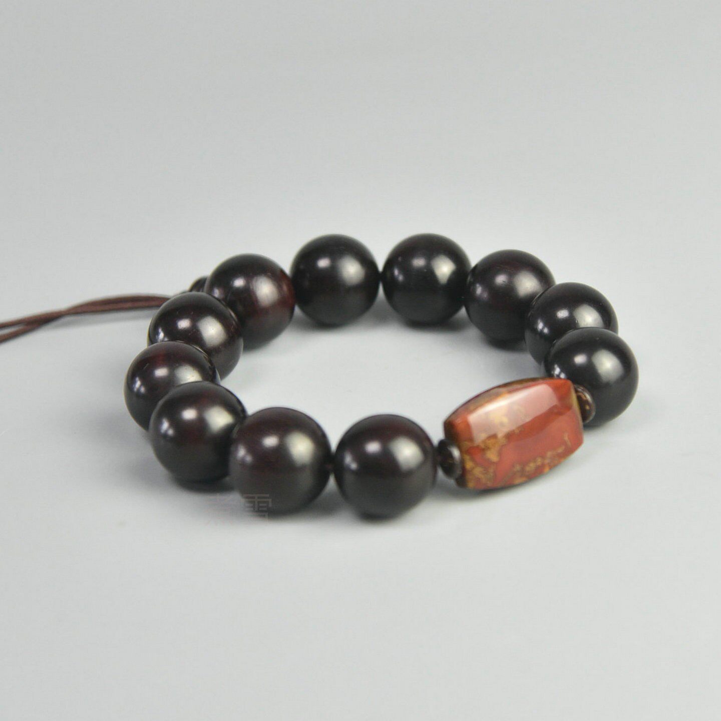 印度小叶紫檀20mm旧藏手串文玩珍玩