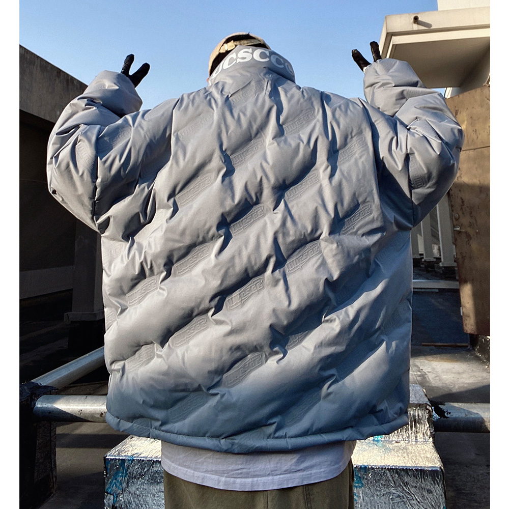 潮流嘻哈加厚立领羽绒服