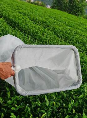 单人电动采茶机专用袋子集叶布袋加厚透气强韧袋茶叶收集袋采茶袋