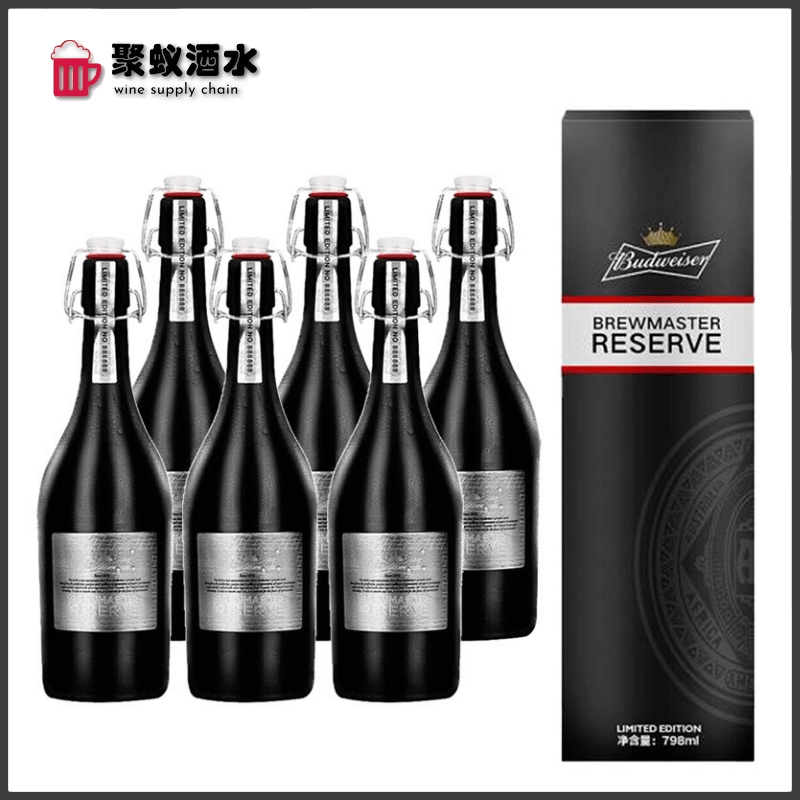 百威大师臻藏精酿啤酒798ml*6瓶