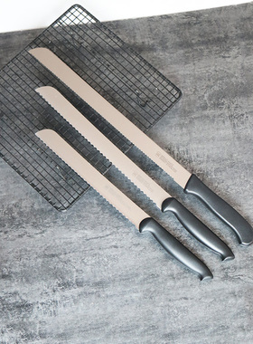 三能土司面包刀锯齿刀蛋糕吐司切片不锈钢锯刀4807不易掉渣SN4802