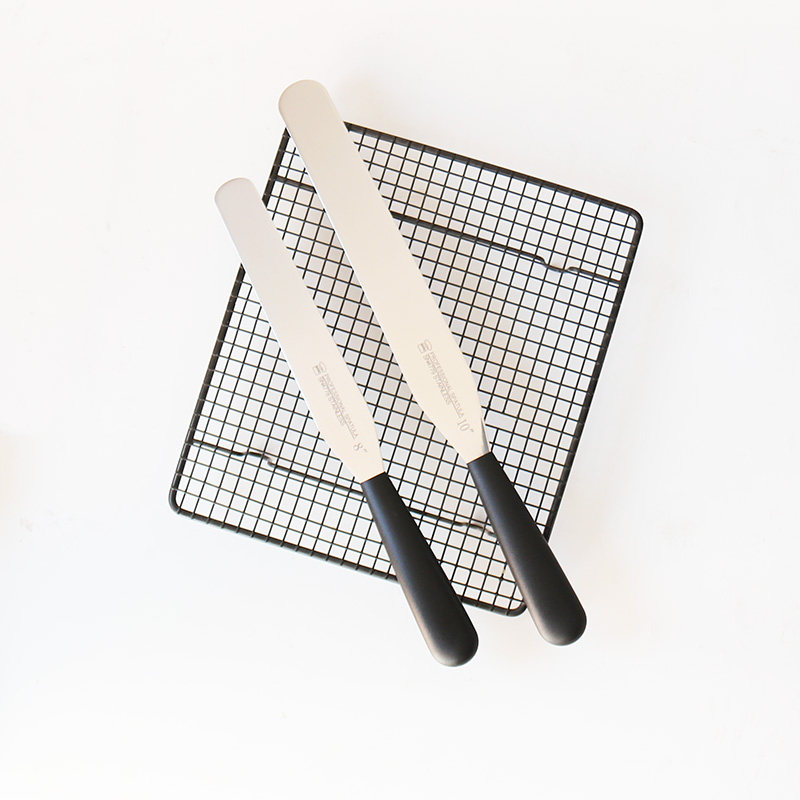 三能蛋糕裱花抹刀8/10/12寸不锈钢刮奶油刮平刀SN4778/sn4779吻刀