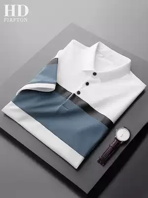 polo shirt men's lapel collar short sleeve T-shirt tide summer light business slim polo Men's color Ralf middot Lauren polo Men's top