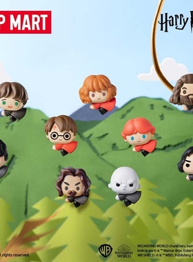 正品泡泡玛特萌粒popbean哈利·波特飞行系列手办公仔潮流可爱玩