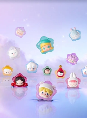 正品泡泡萌粒POPBEAN幸运星系列萌粒公仔可爱礼物手办公仔配件