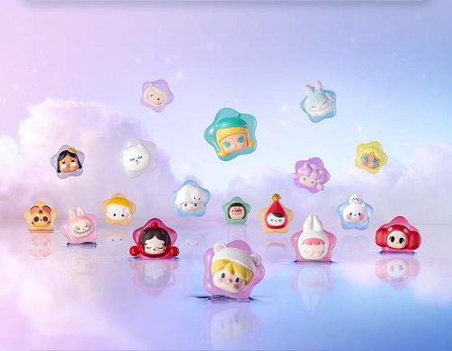 正品泡泡萌粒POPBEAN幸运星系列萌粒公仔可爱礼物手办公仔配件