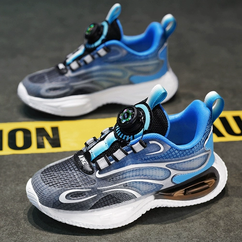 Весенняя дышащая детская спортивная обувь для мальчиков, кушон, новая коллекция, подходит для подростков