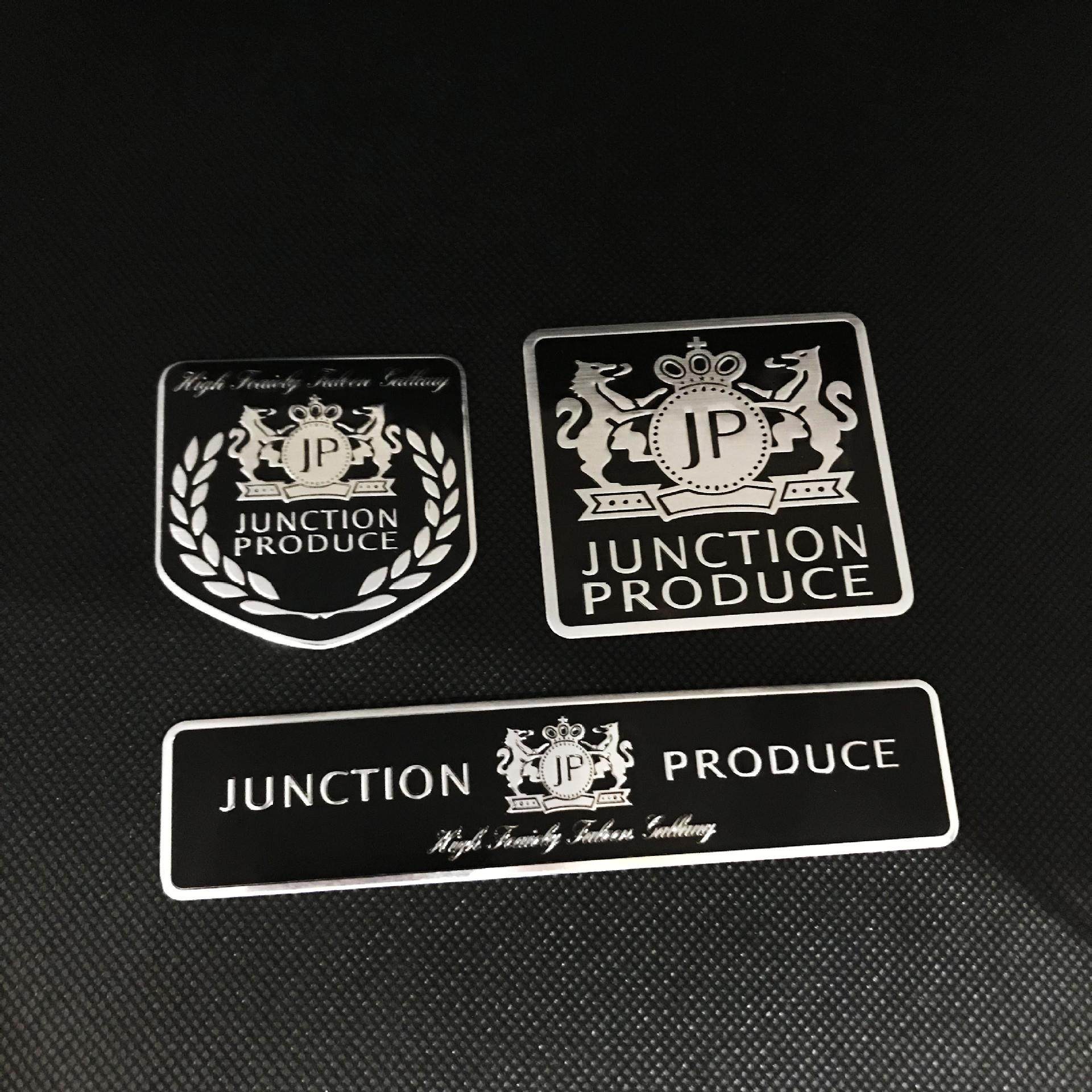 JFNJF金属徽章铝合金贴标