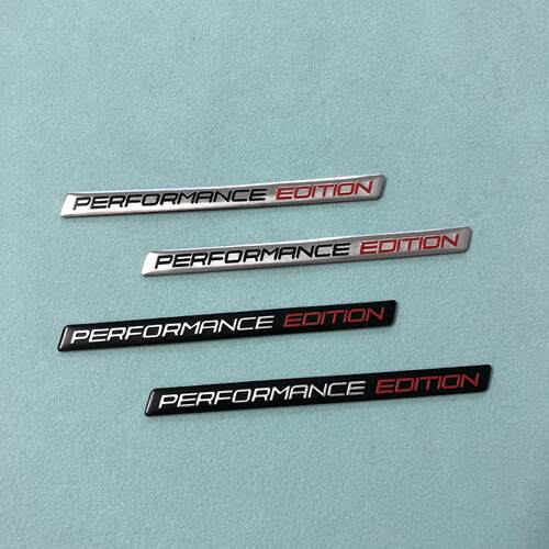 适用宝马奔驰奥迪改装PERFORMANCE EDITION金属性能标 叶子板铝贴