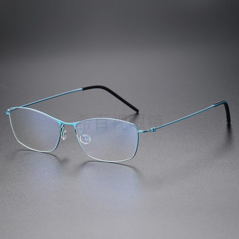 林德同款sebes眼镜框架纯钛女款