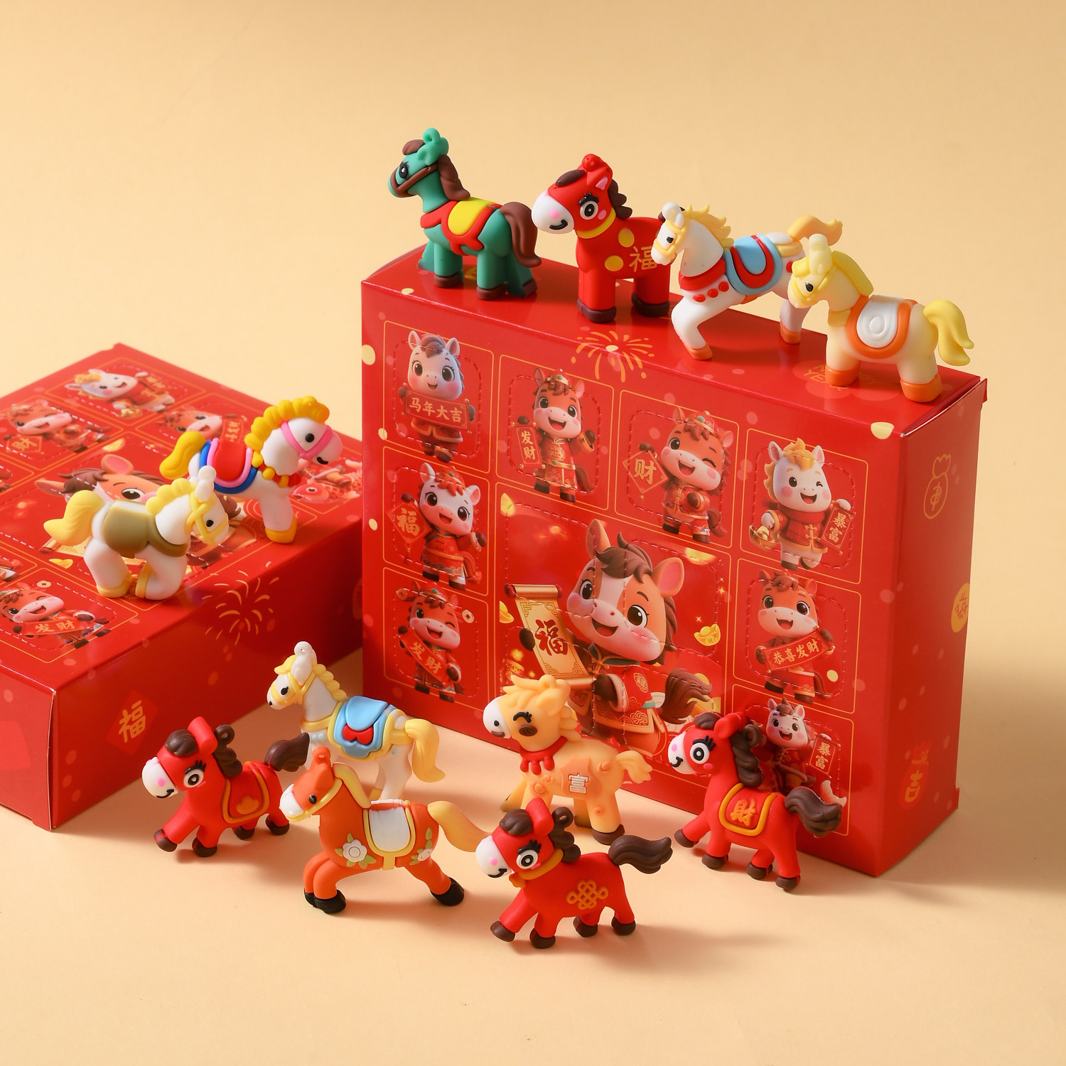 新年春节小礼物马年盲盒精美公仔挂饰儿童玩具奖励小礼品学生奖品,模玩/动漫/周边/娃圈三坑/桌游,潮玩盲盒,淘宝优惠券,粉丝福利购,淘宝优惠卷