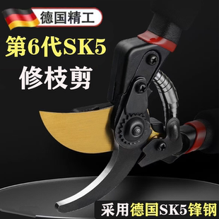 德国进口SK5强力园艺剪高速钢省力修剪枝果树粗枝树枝专用剪子